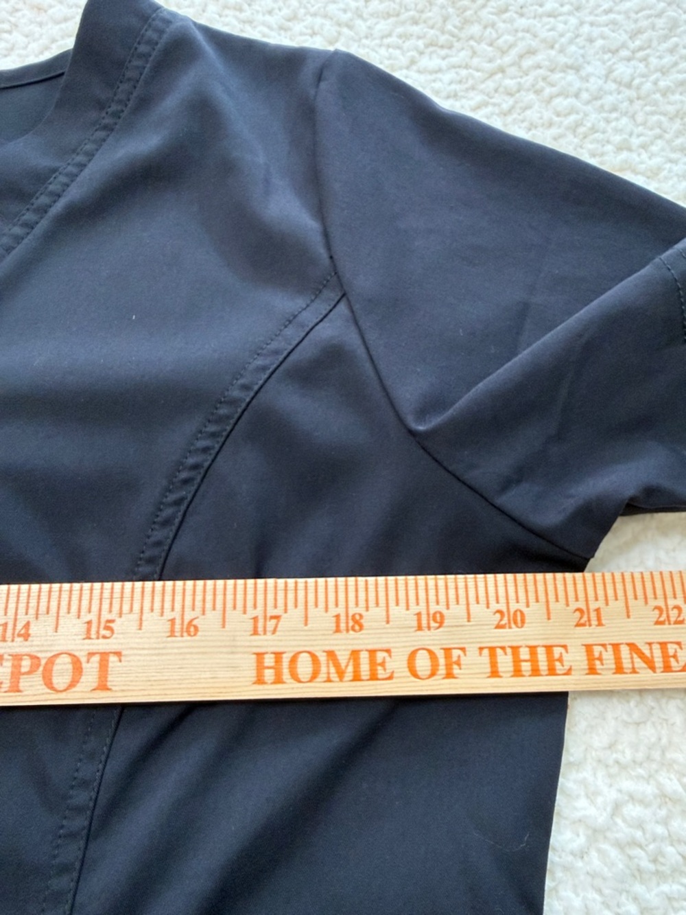 ADAR Black Women's Scrub Set - Top & Pants - Picture 8 of 12